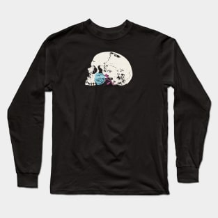 The Skull and the Blue Rose. Long Sleeve T-Shirt